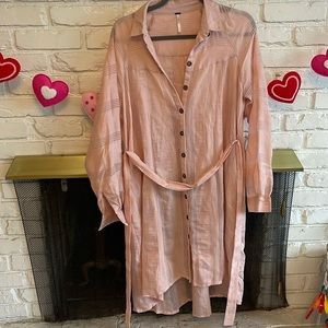 Free people high low midi dress